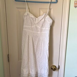 American Eagle Outfitters White Eyelet Summer Dress